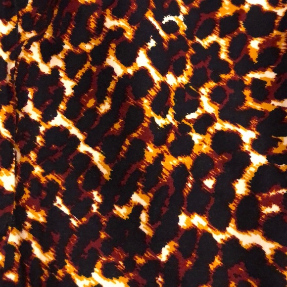 Navy Printed Skirt - Picture 3 of 4